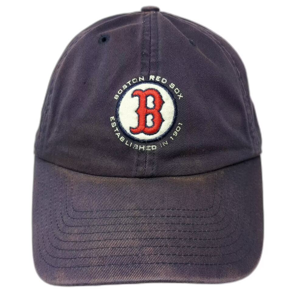Boston Red Sox MLB Twins Enterprise Baseball Cap Hat Blue Red OS Cotton Fitted